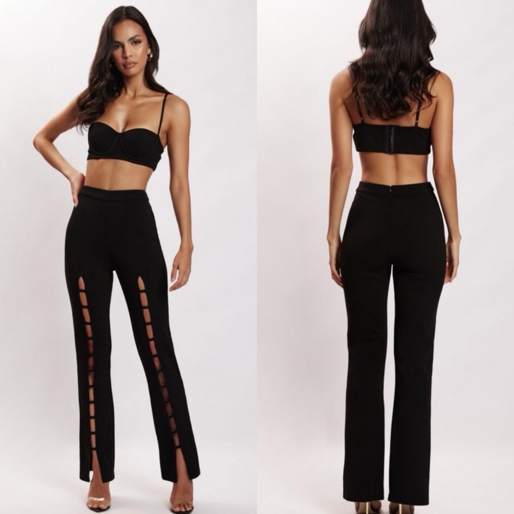 Meshki Alida Cut Out Straight Leg Pant